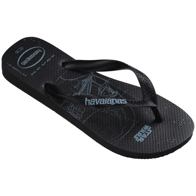 Chinelo Havaianas Star Wars - unissex - preto