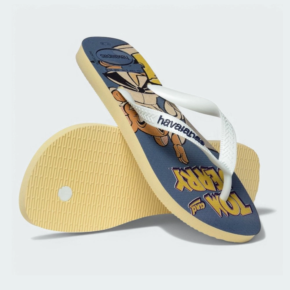 Chinelo Havaianas Top Warner Classics tom e jerry infantil - unissex - estampado