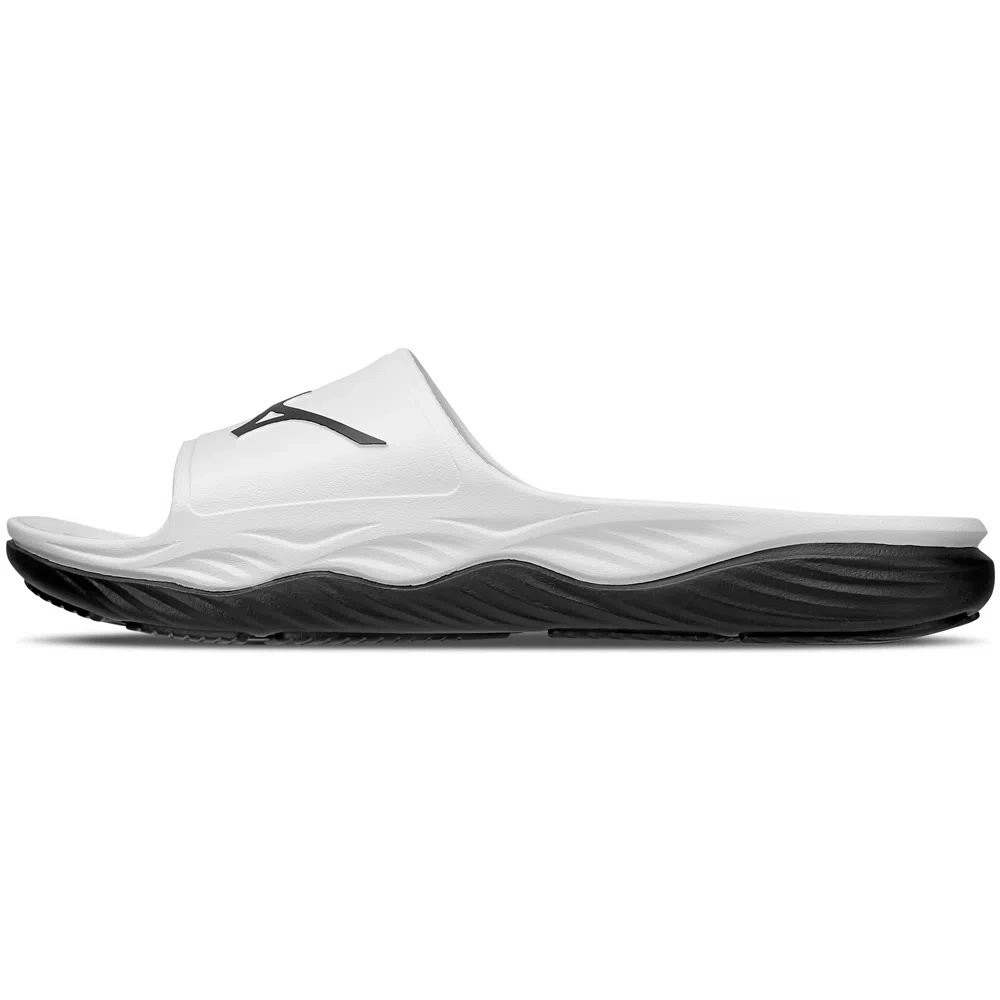 Chinelo Mizuno Slide Enerzy - masculino - branco e preto