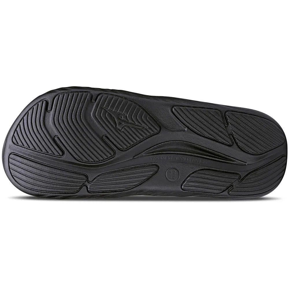 Chinelo Mizuno Slide Enerzy - masculino - branco e preto
