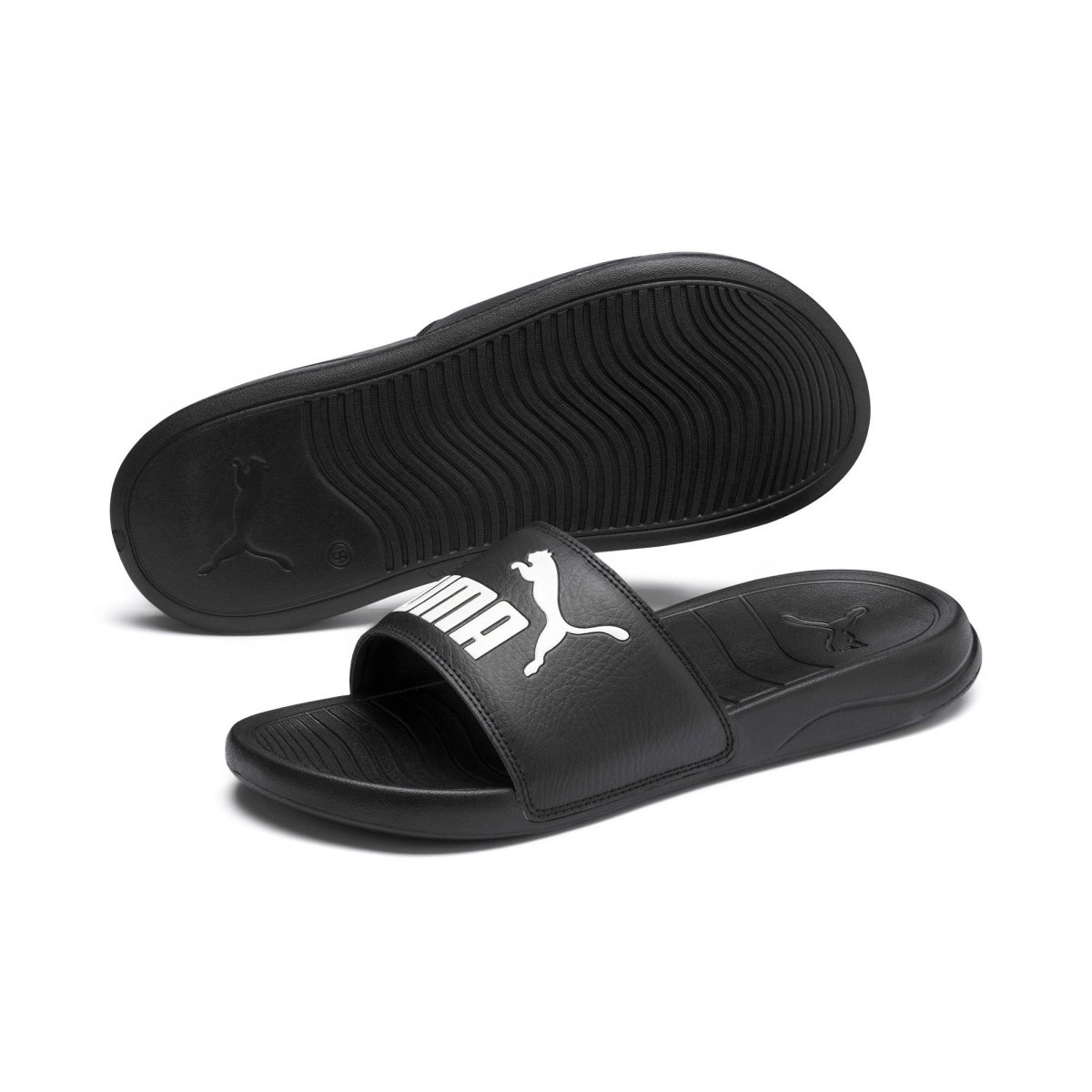 Chinelo Puma Pop Cat 20 - feminino - preto