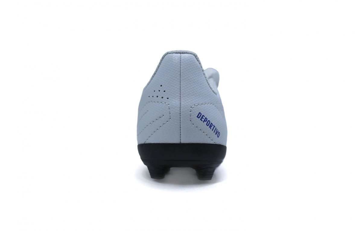 Chuteira campo Adidas Deportivo Ii infantil - unissex - branco e azul