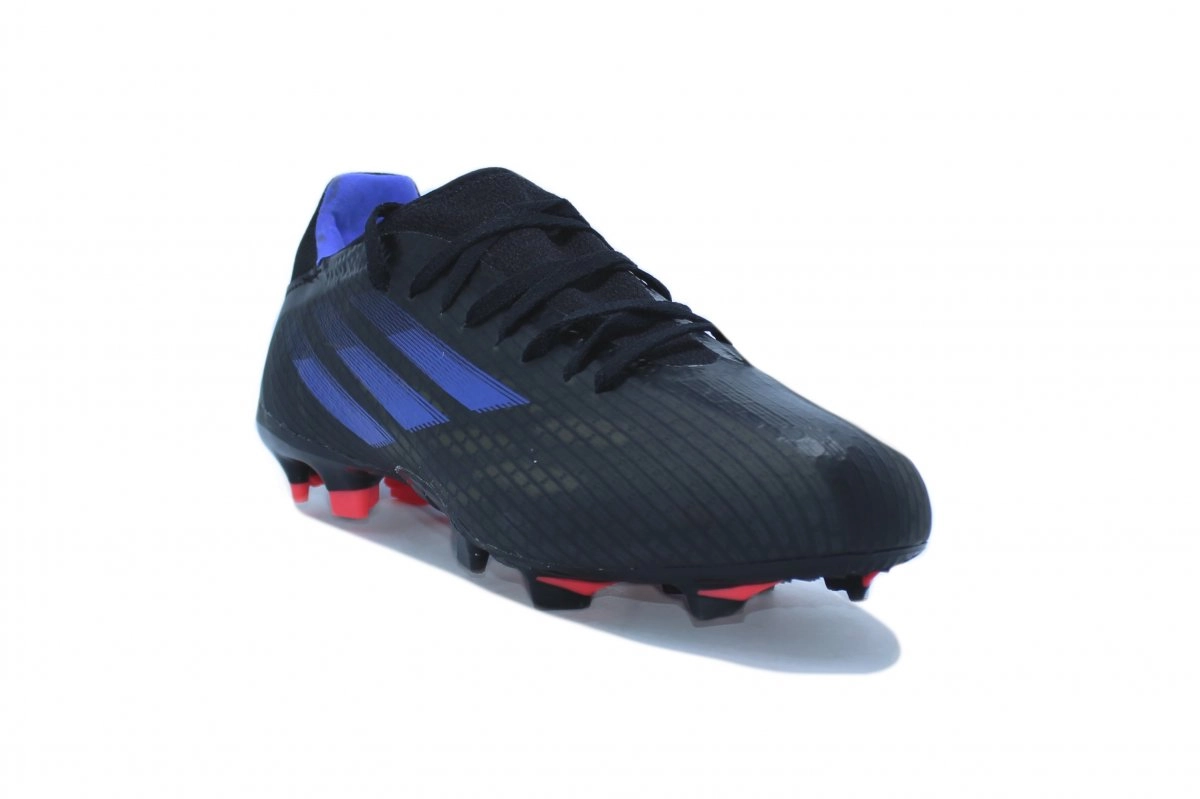 Chuteira campo Adidas X Speedflow.3 - unissex - preto e roxo
