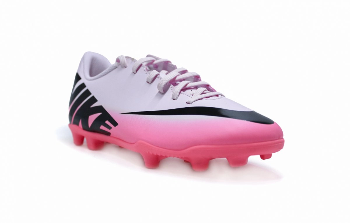 Chuteira campo Nike Jr Vapor 15 Club - unissex - rosa