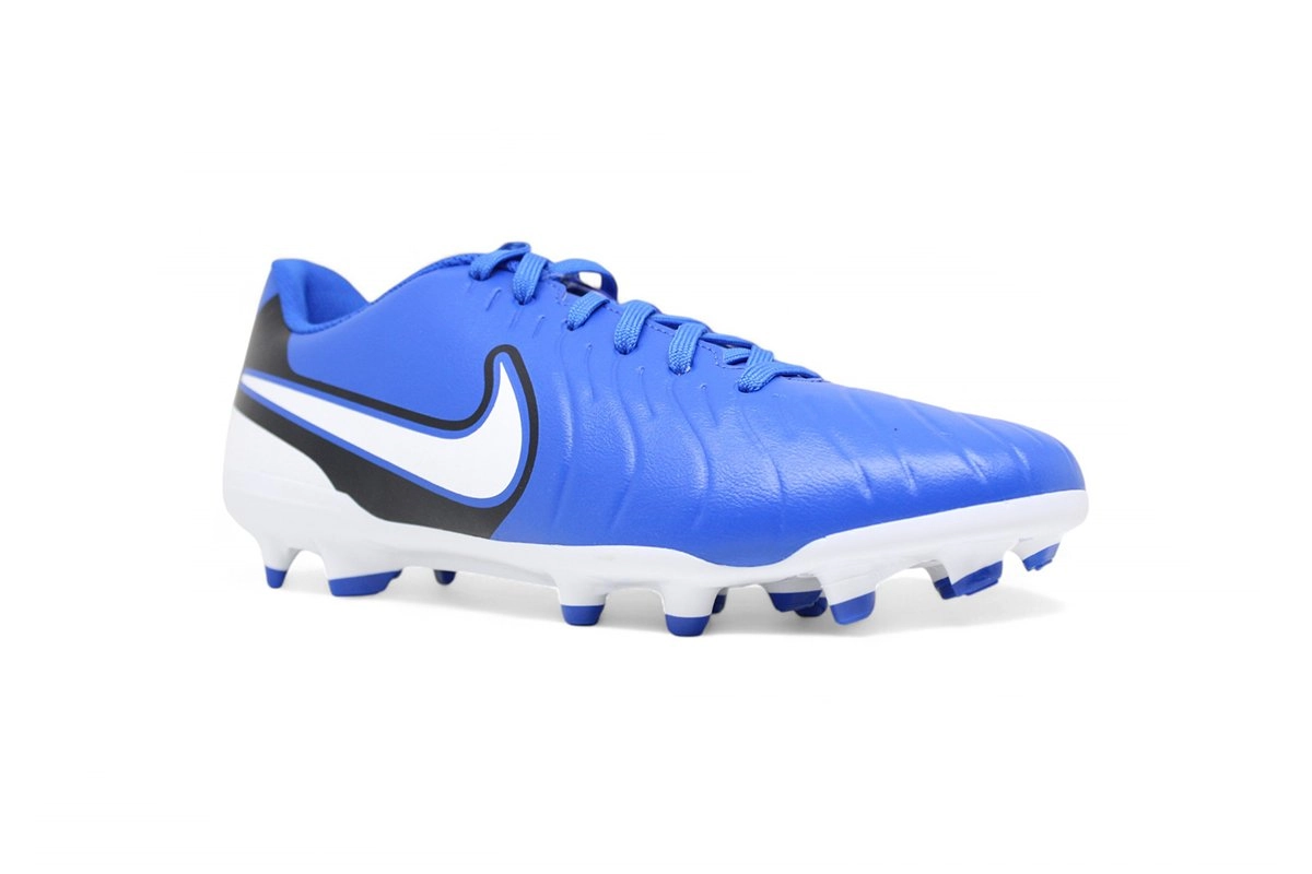 Chuteira campo Nike Legend 10 Club - unissex - azul e branco