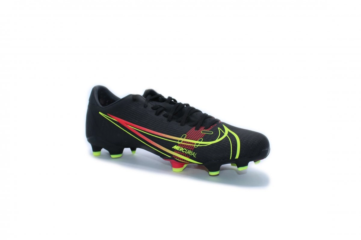 Chuteira campo Nike Mercurial Vapor 14 Academy - unissex - preto e verde