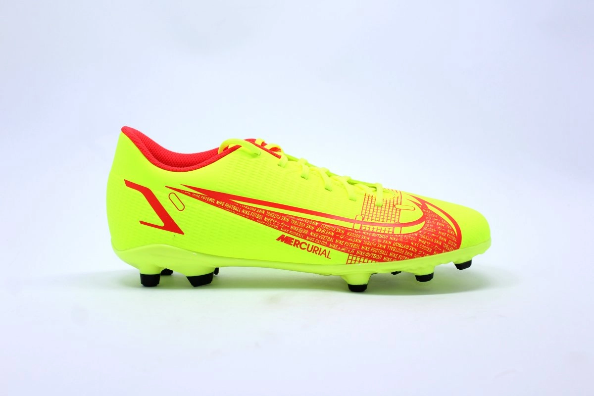 Chuteira campo Nike Mercurial Vapor 14 Club - unissex - verde limao e laranja