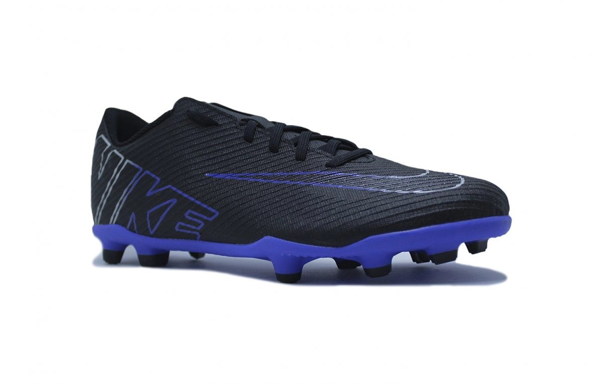 Chuteira campo Nike Vapor 15 Club - unissex - preto e azul marinho