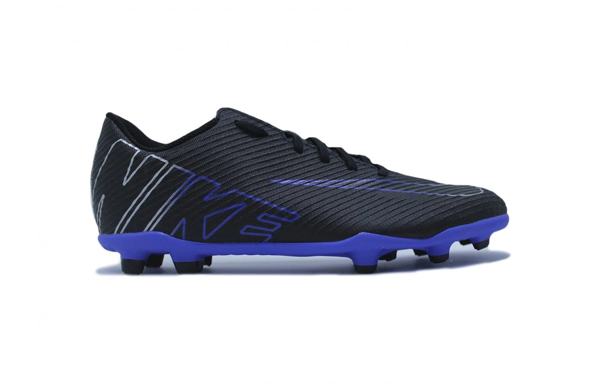 Chuteira campo Nike Vapor 15 Club - unissex - preto e azul marinho