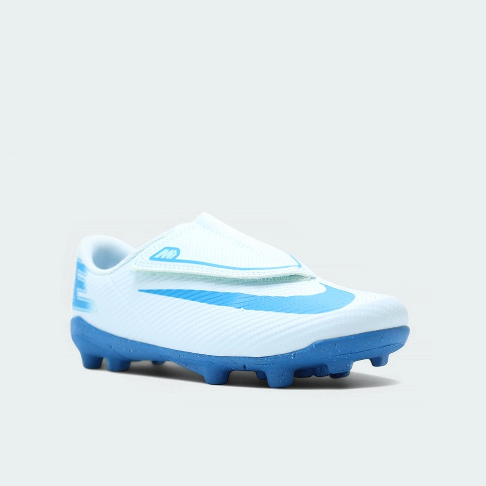 Chuteira campo Nike Vapor 16 Club infantil - unissex - azul claro