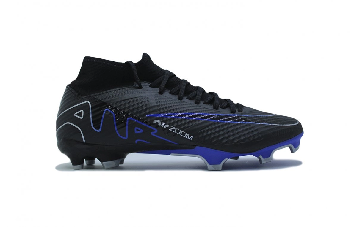 Chuteira campo Nike Zoom Superfly 9 - unissex - preto e azul