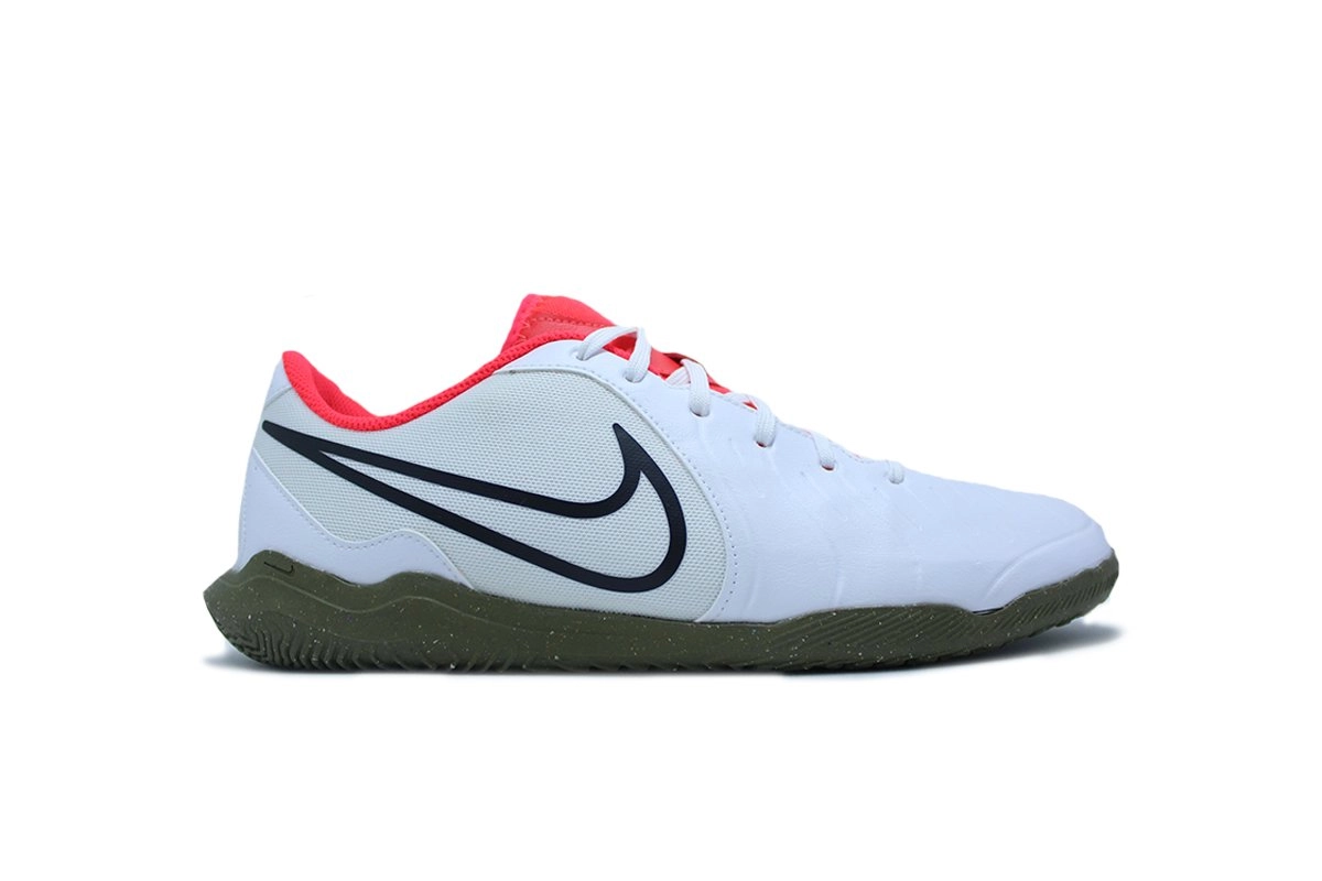 Chuteira futsal/indoor Nike Legend 10 Club - unissex - branco e preto