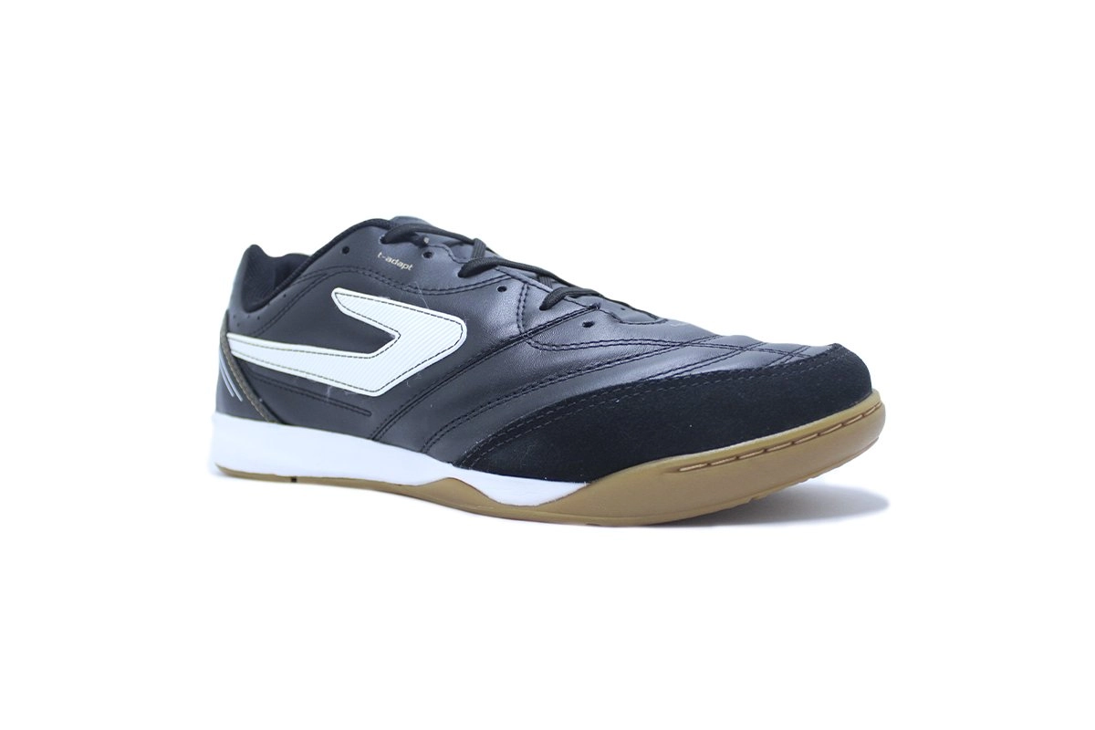 Chuteira futsal/indoor Topper Maestro Pro Iv - unissex - preto e branco