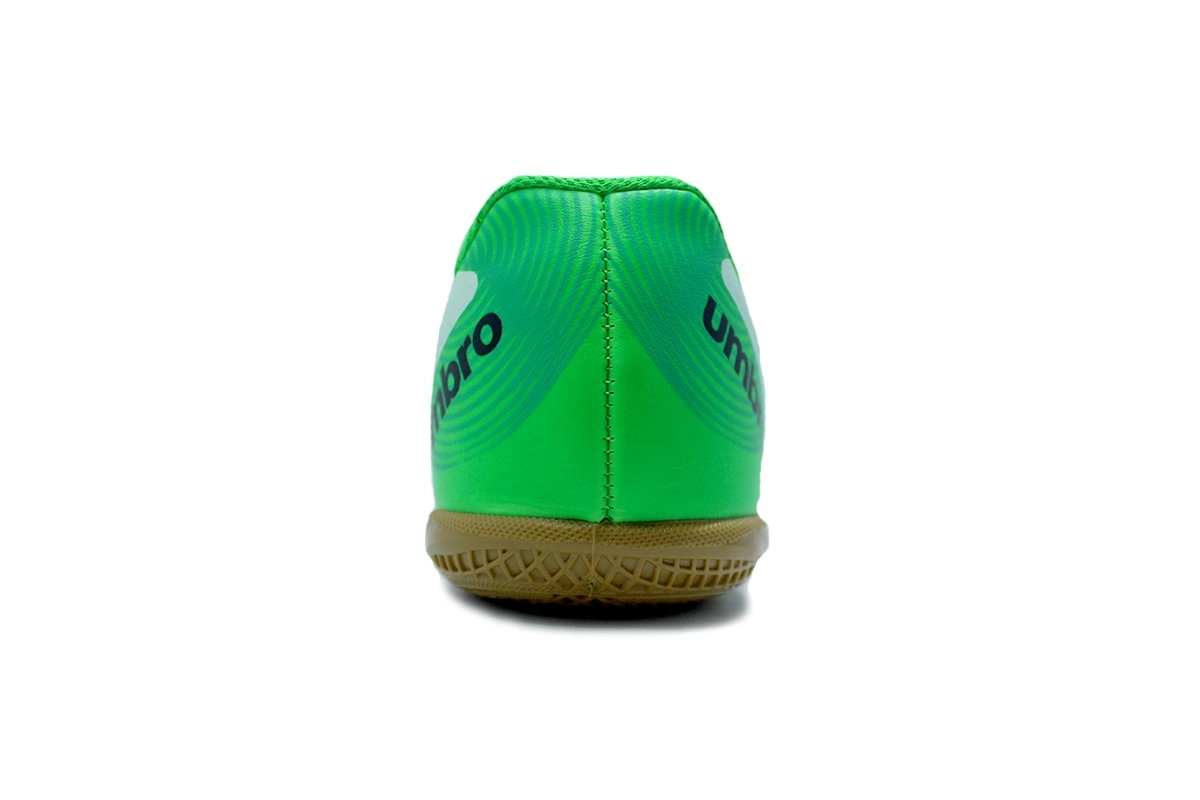 Chuteira futsal/indoor Umbro Orbit - unissex - verde e branco