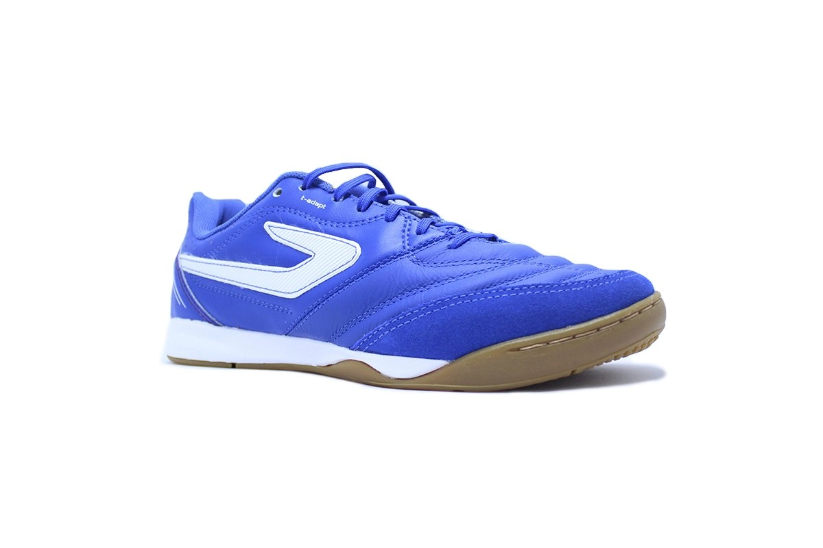 Chuteira futsal Topper Maestro Pro Iv - unissex - azul e branco