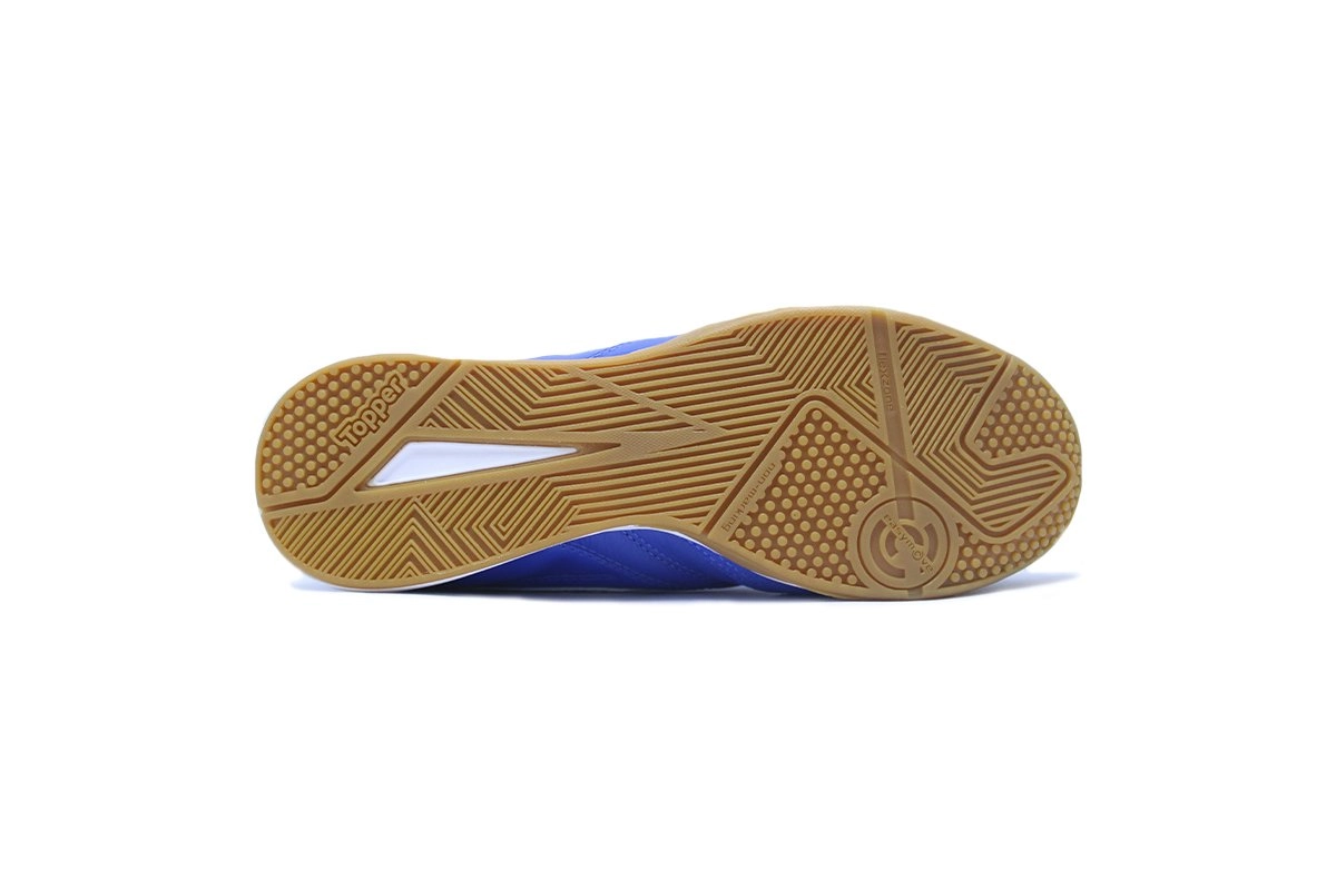 Chuteira futsal Topper Maestro Pro Iv - unissex - azul e branco