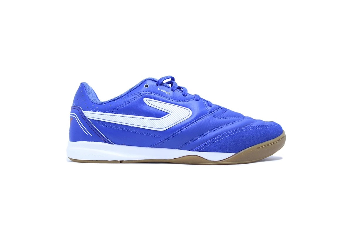 Chuteira futsal Topper Maestro Pro Iv - unissex - azul e branco