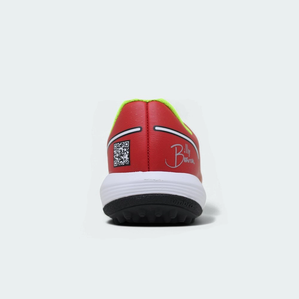 Chuteira futsal Umbro Br Futsal infantil - unissex - vermelho e branco