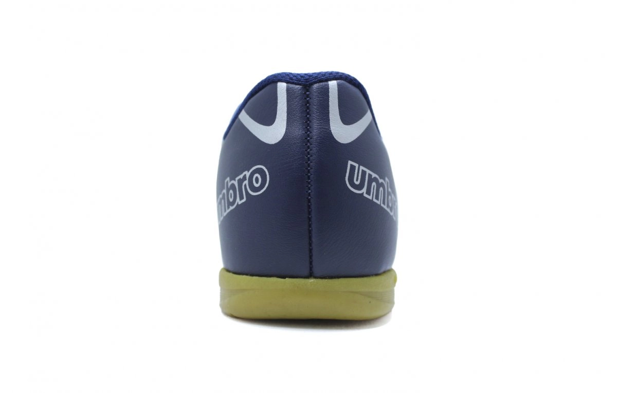 Chuteira futsal Umbro Class 2.2 Jr infantil - unissex - azul marinho e cinza