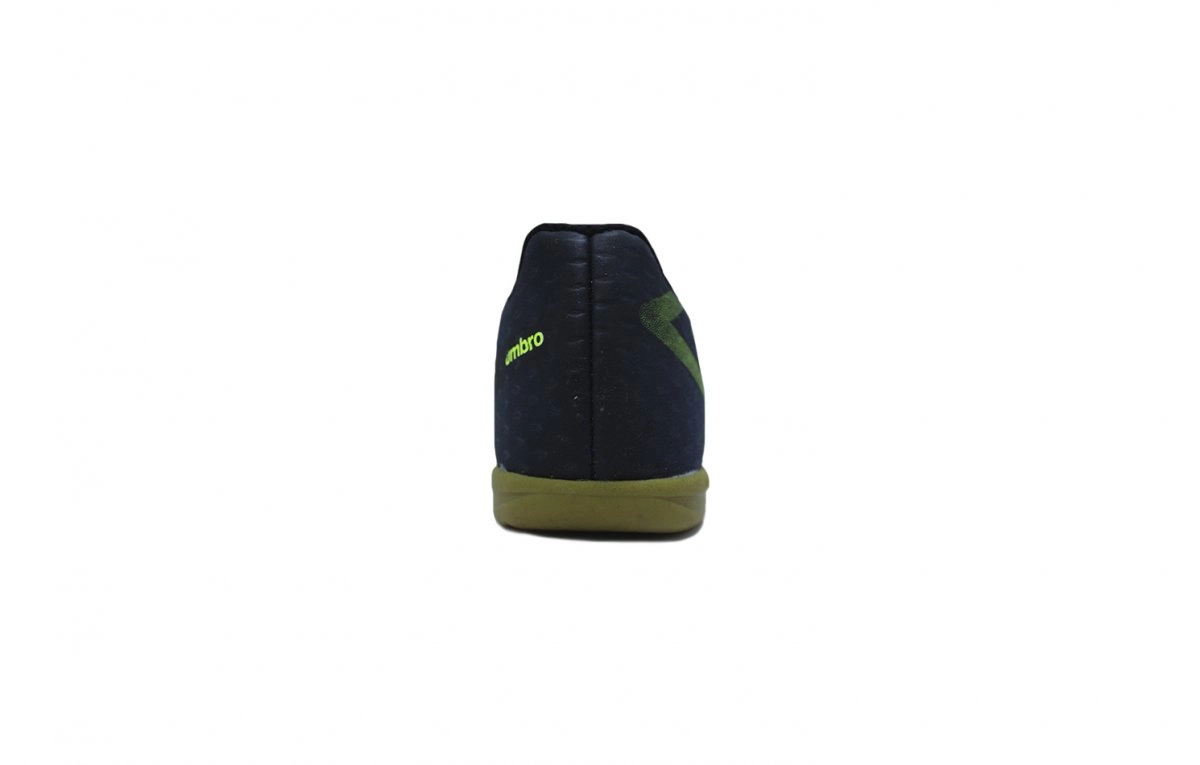 Chuteira futsal Umbro Warskin Jr infantil - unissex - azul e preto