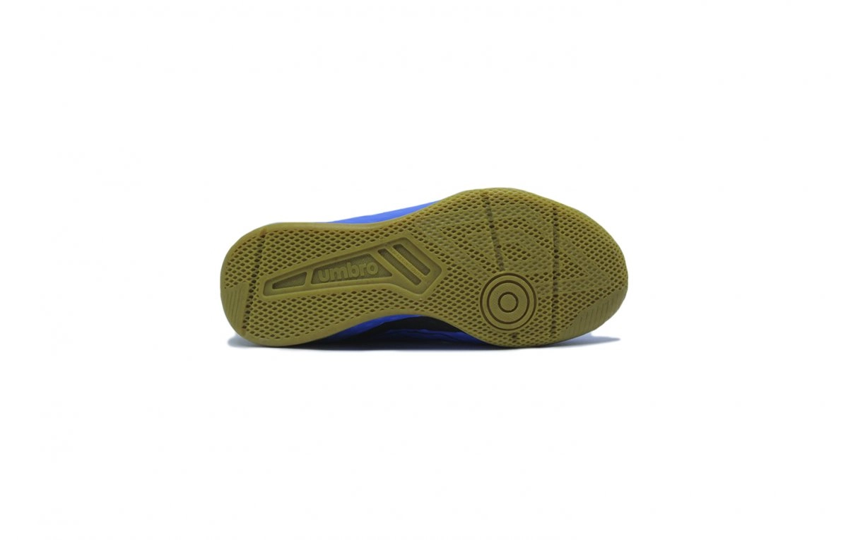 Chuteira futsal Umbro Warskin Jr infantil - unissex - azul e preto