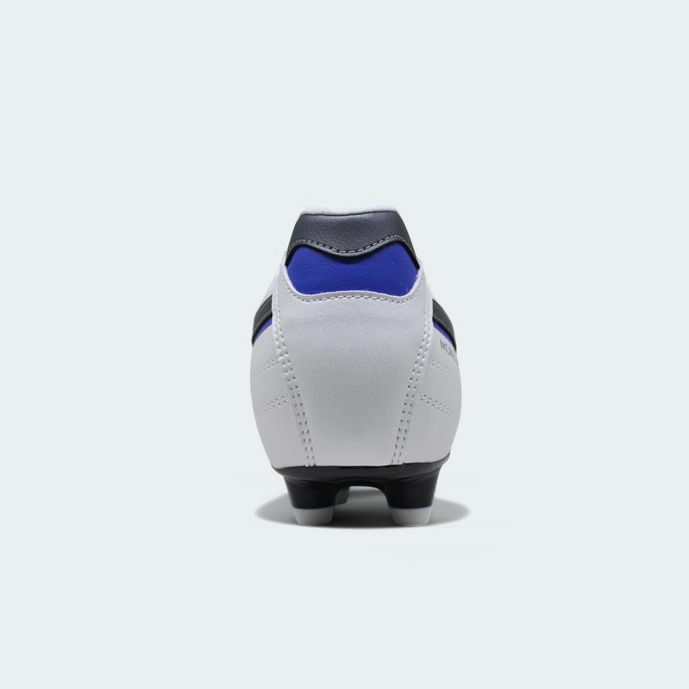 Chuteira Mizuno campo Morelia Classic Md - unissex - branco e azul