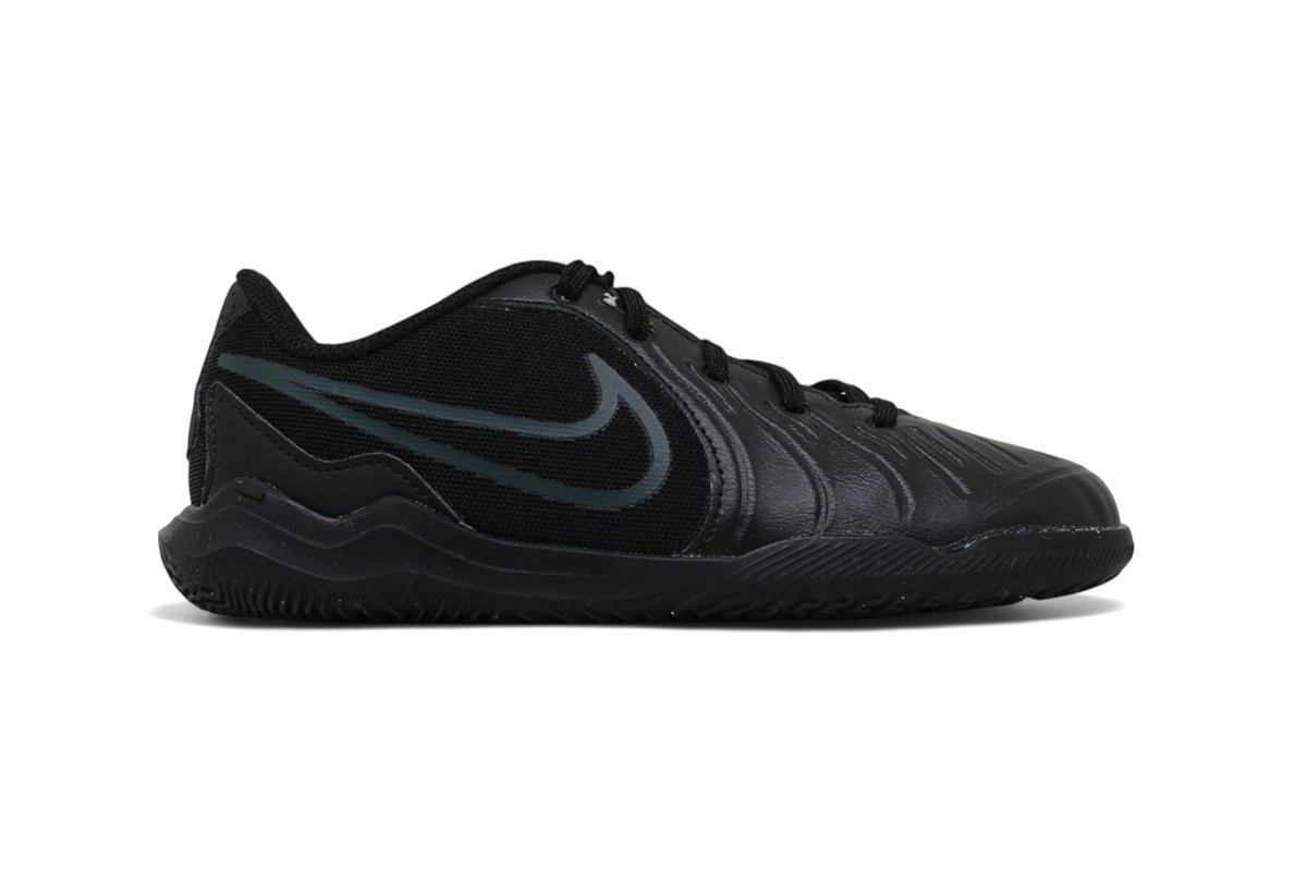 Chuteira Nike futsal Tiempo 10 Club Infantil - unissex - preto