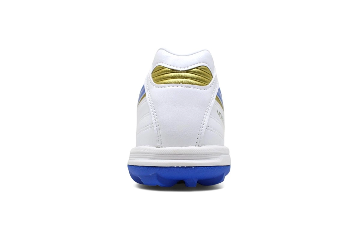 Chuteira Society Mizuno Morelia II Pro - masculino - branco e azul