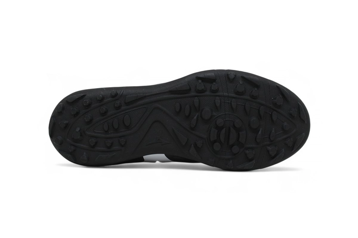 Chuteira society Mizuno Regent Jr infantil - unissex - preto e branco