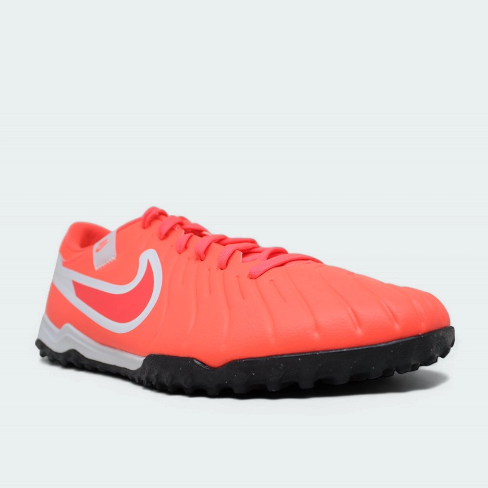 Chuteira society Nike Tiempo Legend 10 Academy - unissex - laranja e branco