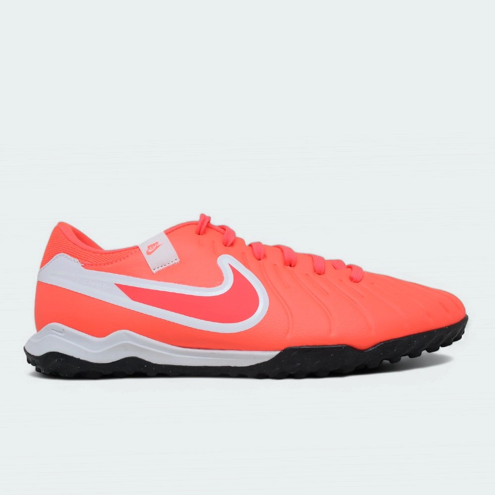 Chuteira society Nike Tiempo Legend 10 Academy - unissex - laranja e branco