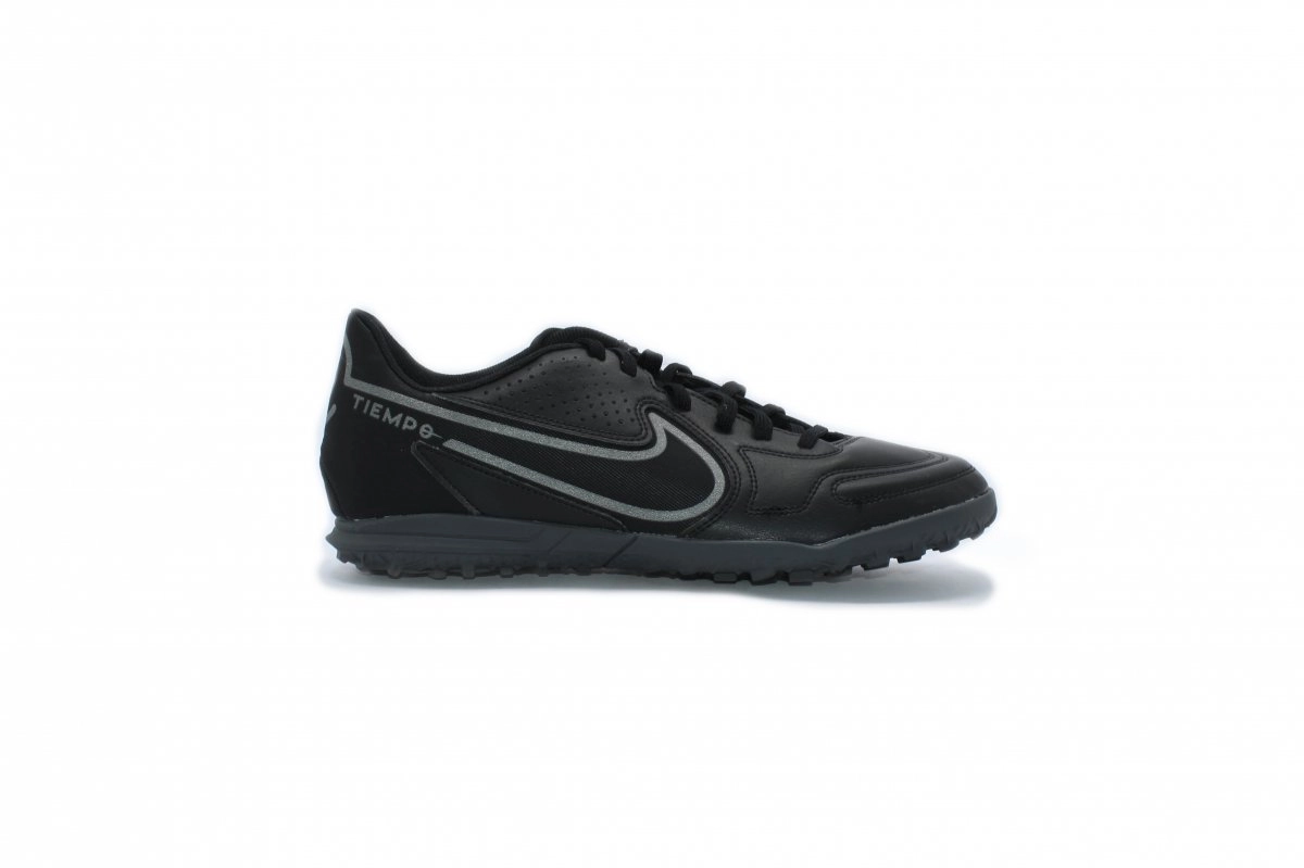 Chuteira Society Nike Tiempo Legend 9 Club - unissex - preto e chumbo