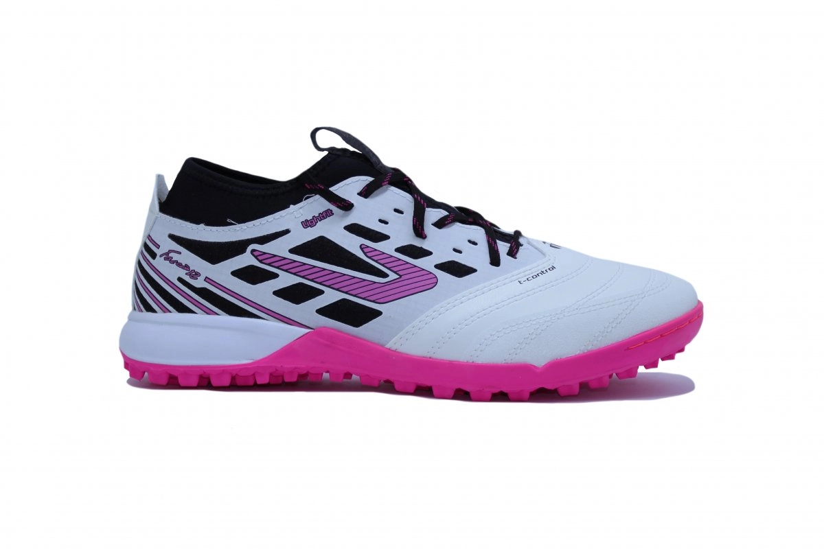 Chuteira Society Topper Falcao Td - unissex - branco e preto
