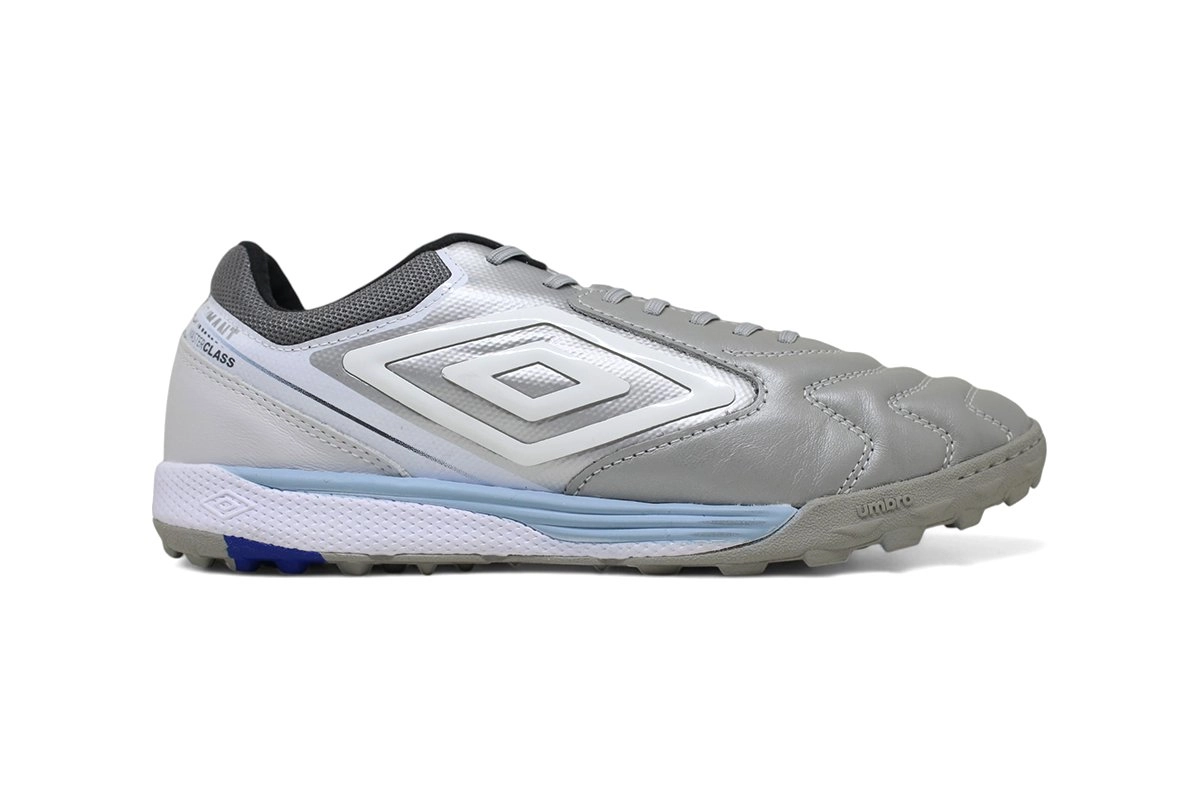Chuteira society Umbro Adamant Master Class Pro Bump - unissex - prata