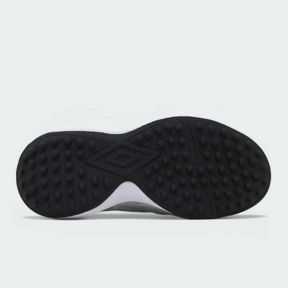 Chuteira society Umbro Ultimate infantil - unissex - cinza e azul