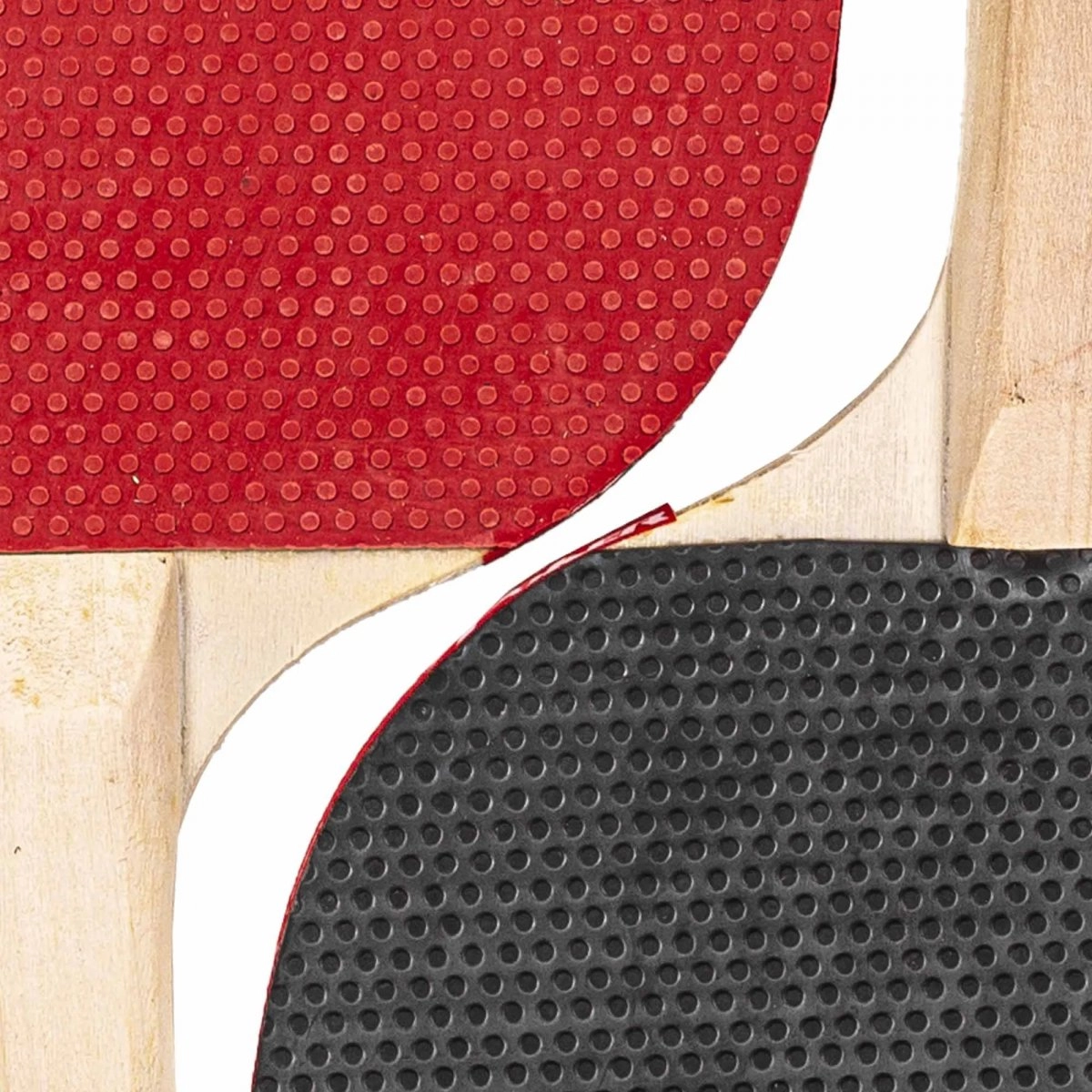 Conjunto Tenis De Mesa Poker Effect II - 2 Raquetes e 3 Bolas - unissex - vermelho e preto