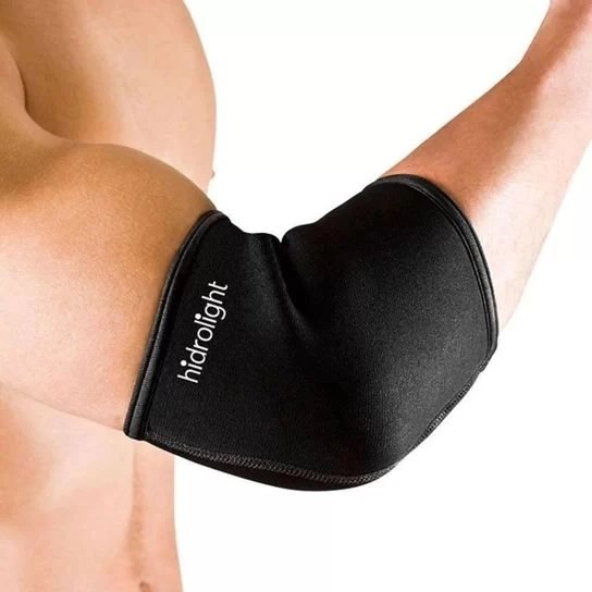 Cotoveleira Neoprene Hidrolight Curta - unissex - preto