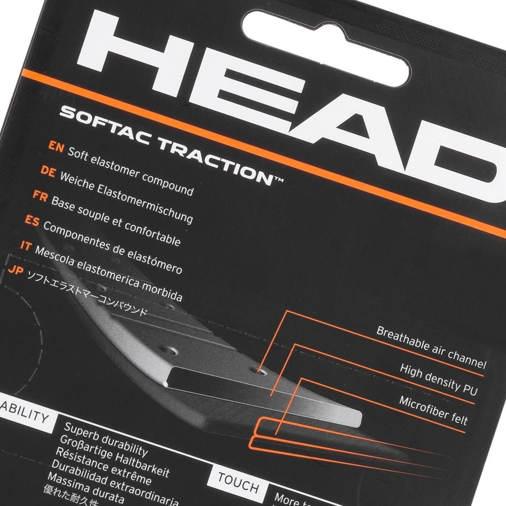 Cushion Head Softac Traction - unissex - preto