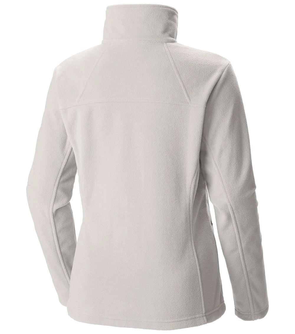Fleece Columbia Fast Trek II Full Zip - feminino - branco e cinza 