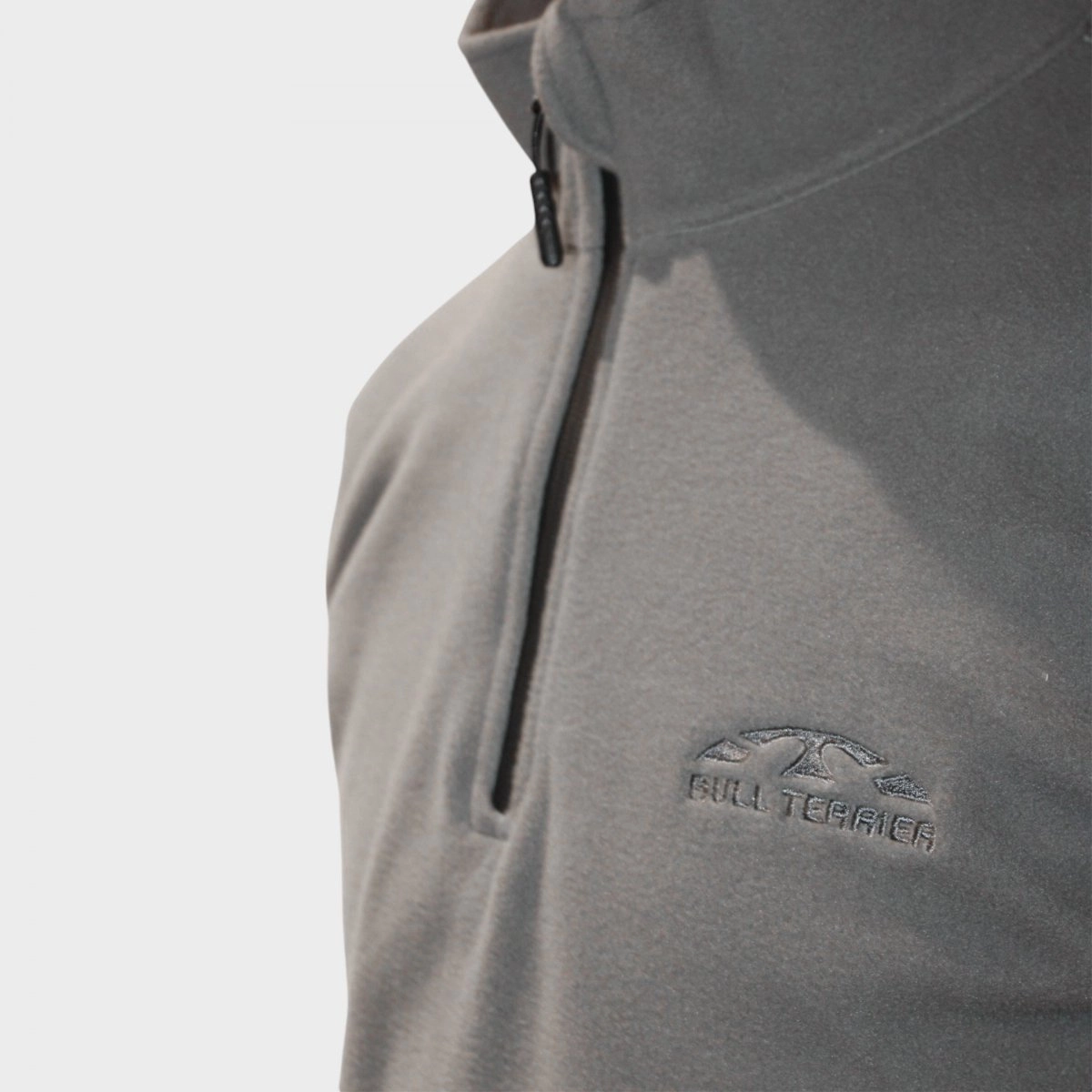 Jaqueta Bull Terrier Ziper Curto Fleece - masculino - grafite