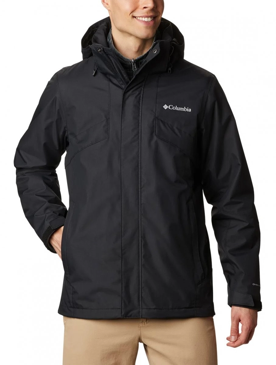 Jaqueta Columbia Bugaboo II Fleece Interchange - masculino - preto e cinza