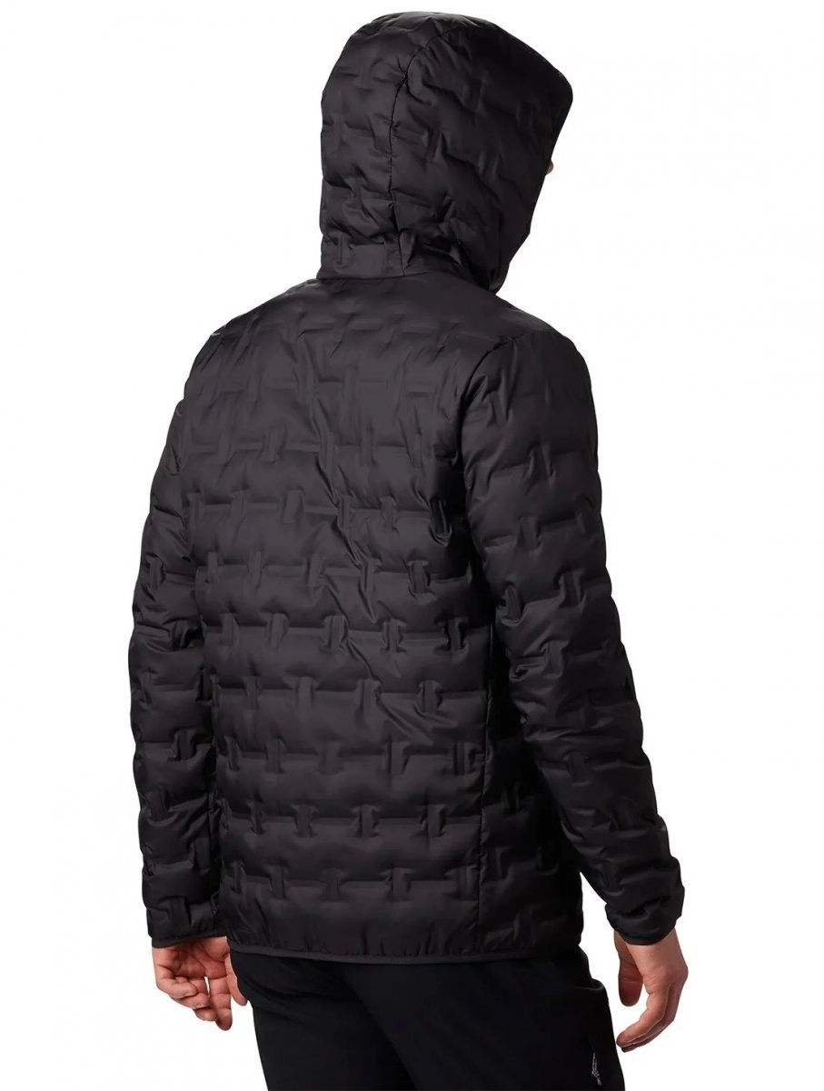 Jaqueta Columbia Delta Ridge II Down Hooded - masculino - preto