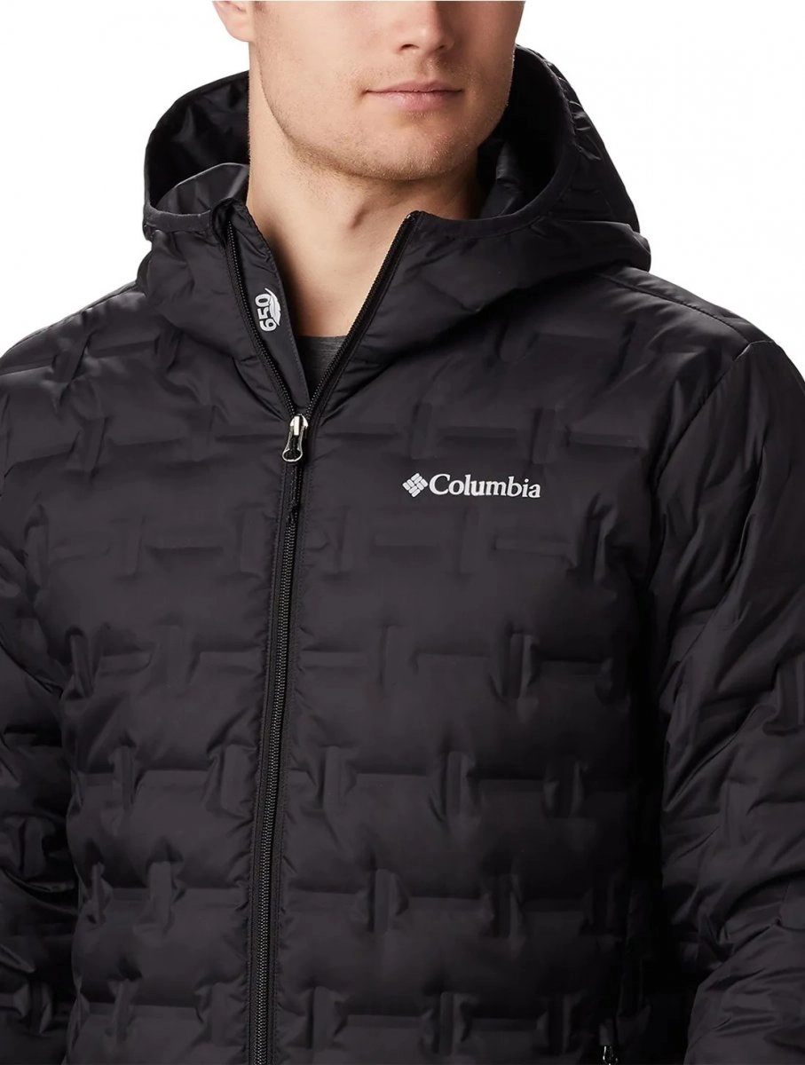 Jaqueta Columbia Delta Ridge II Down Hooded - masculino - preto