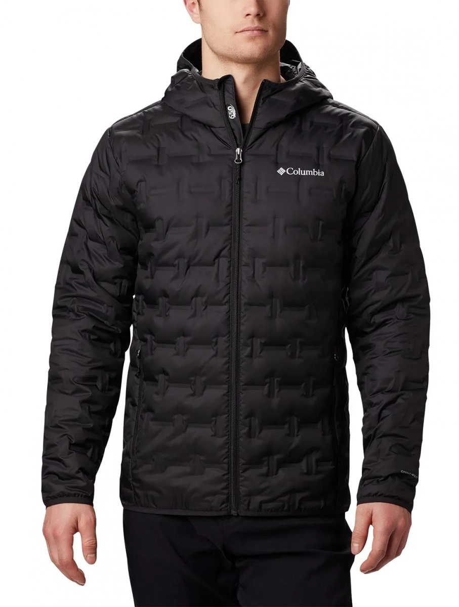 Jaqueta Columbia Delta Ridge II Down Hooded - masculino - preto