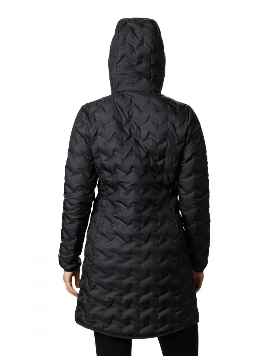 Jaqueta Columbia Delta Ridge Long Down - feminino - preto