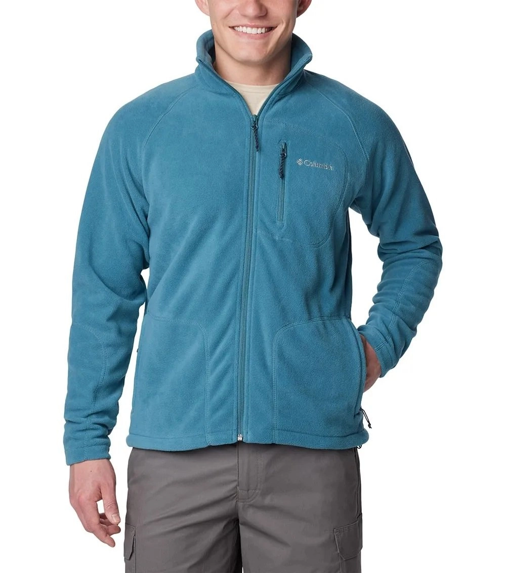 Jaqueta Columbia Fast Trek Ii Full Zip - masculino - azul