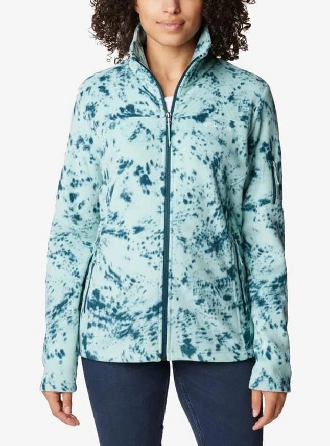 Jaqueta Columbia Fast Trek Printed - feminino - verde