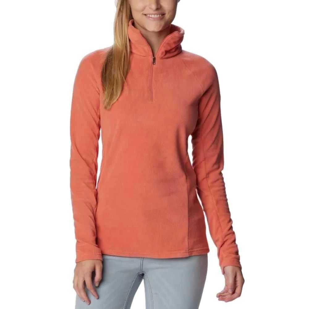 Jaqueta Columbia Glacial Iv 1/2 Zip - feminino - salmao
