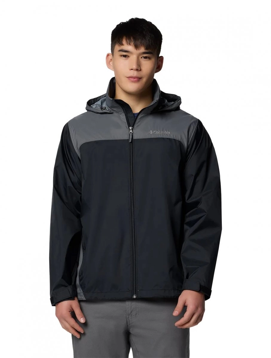 Jaqueta Columbia Glennaker Lake Ii Rain - masculino - cinza e preto