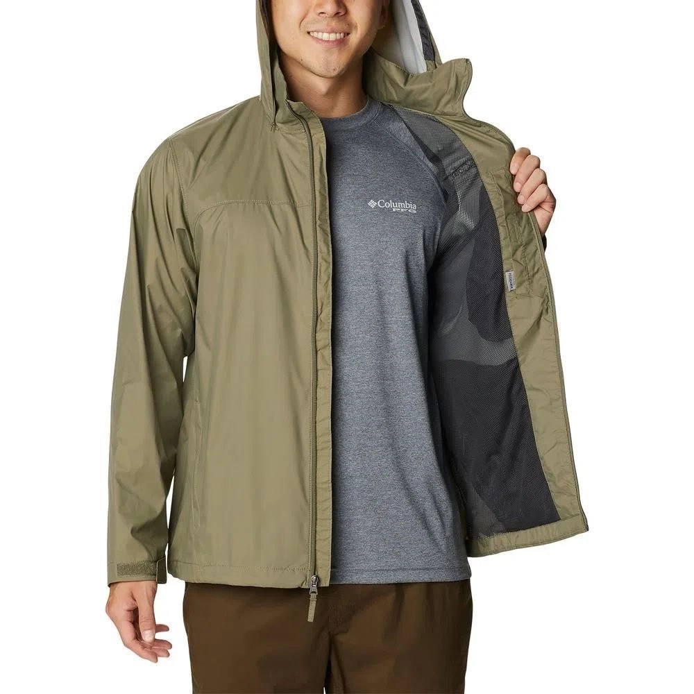 Jaqueta Columbia Glennaker Lake Rain - masculino - verde escuro